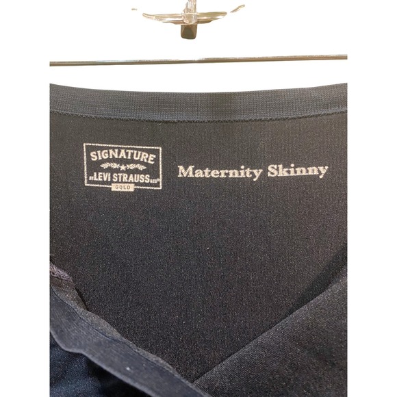 Signature by Levi Strauss Gold Label Maternity Skinny Jeans Medium Wash Small - Picture 3 of 4